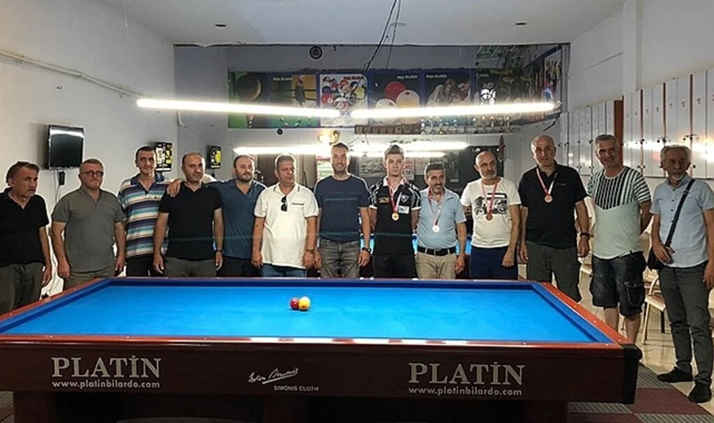 Bilardo yaz turnuvası sona erdi