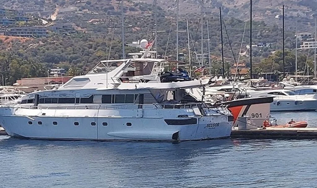 Bodrum'da lüks yattan 84 kilogram uyuşturucu madde çıktı