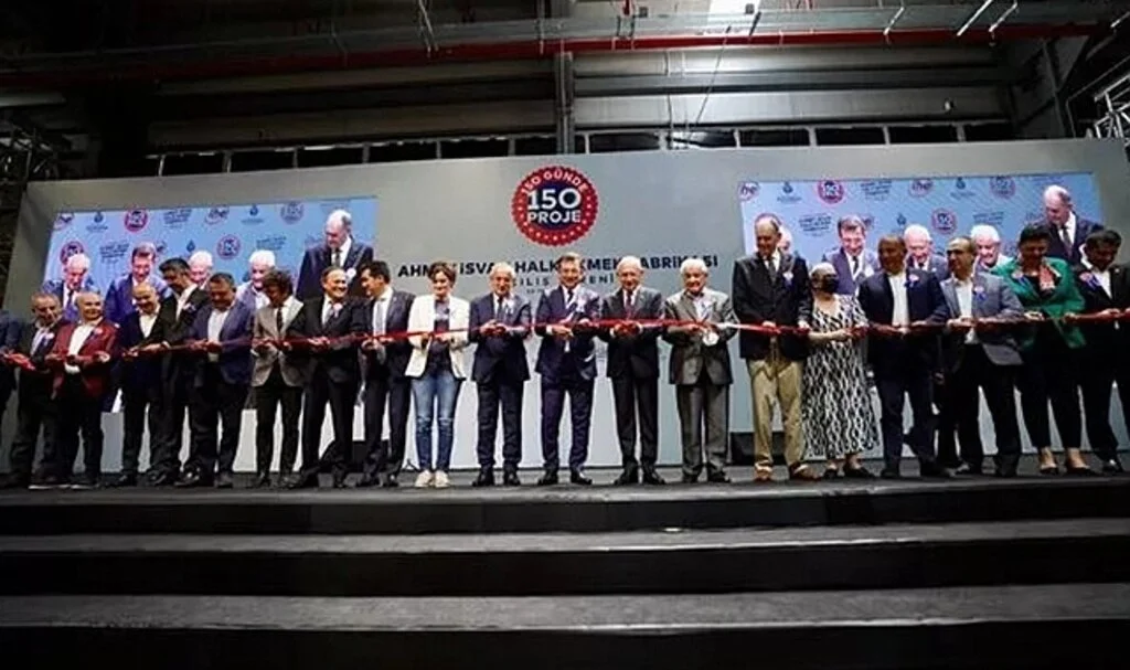 CHP Genel Başkanı Kemal Kılıçdaroğlu, Hadımköy’de Halk Ekmek fabrikası açılışına katıldı