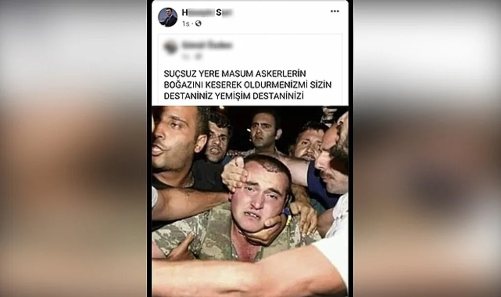 CHP’li eski belediye başkanı 15 Temmuz paylaşımından dolayı gözaltına alındı