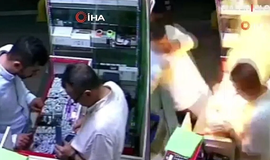 Dehşeti yaşadılar: Cep telefonu bataryası bomba gibi patladı!