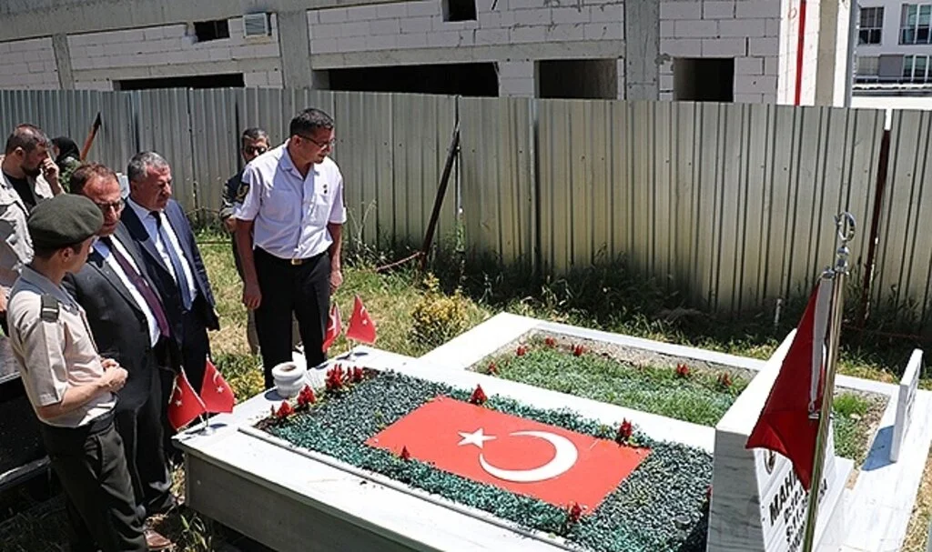 Havza'da şehitlere dua