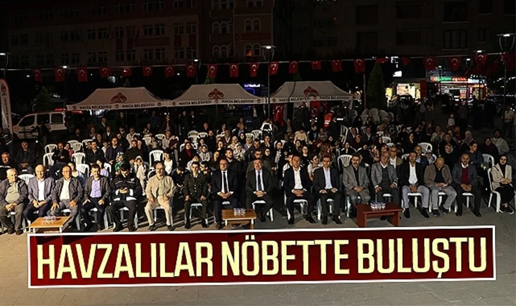 Havzalılar nöbette buluştu