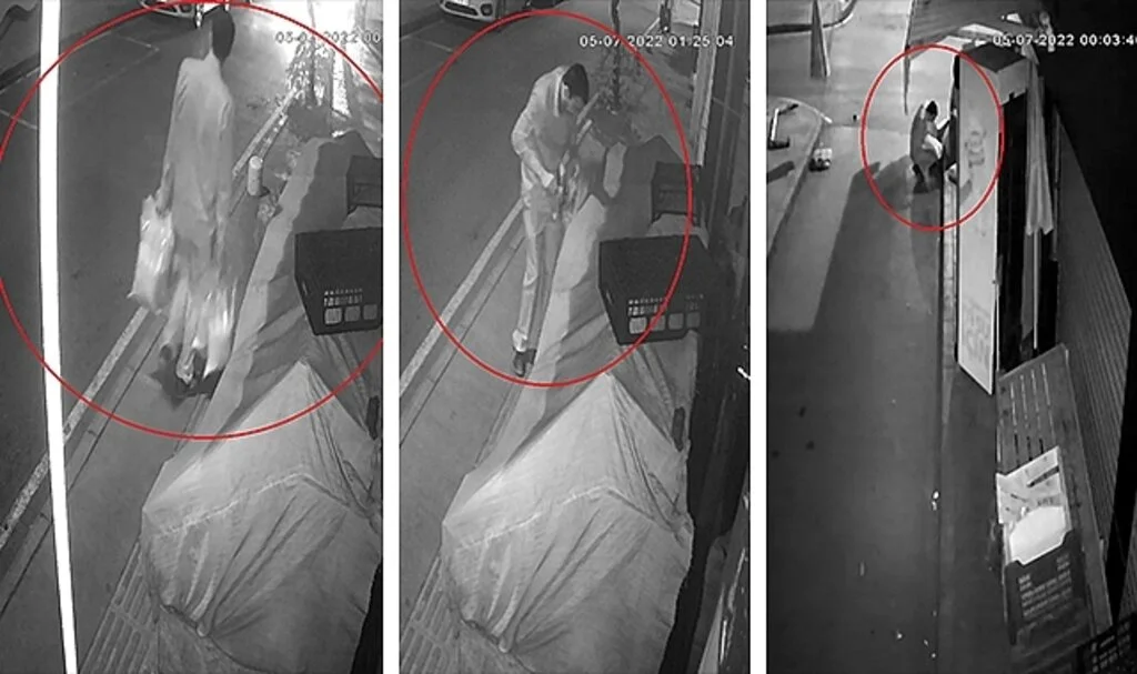 Marketten yemek için üzüm çaldığını söyledi, pirinç çalarken kameraya yakalandı