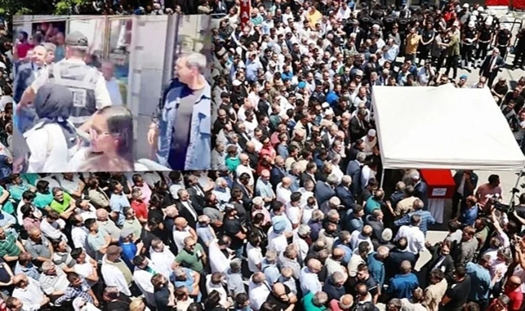 Öldürülen doktor Ekrem Karakaya'nın cenaze töreninde Bakan Koca'ya büyük protesto