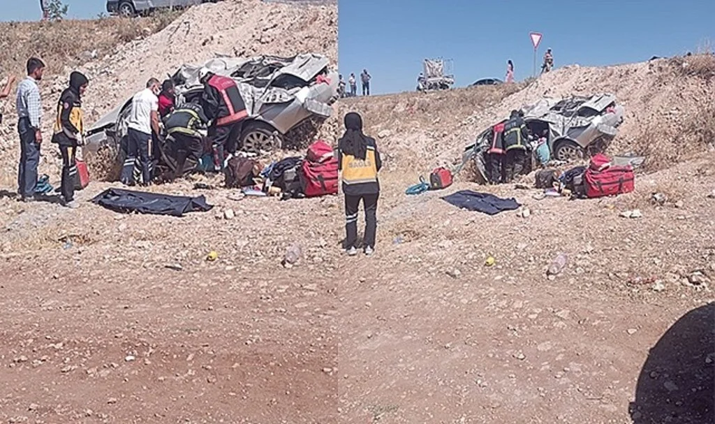 Otomobil şarampole devrildi: 1 ölü, 1 yaralı