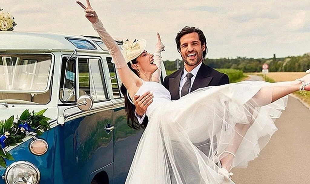 Özge Gürel ile Serkan Çayoğlu evlendi! İşte nikahtan ilk kareler...