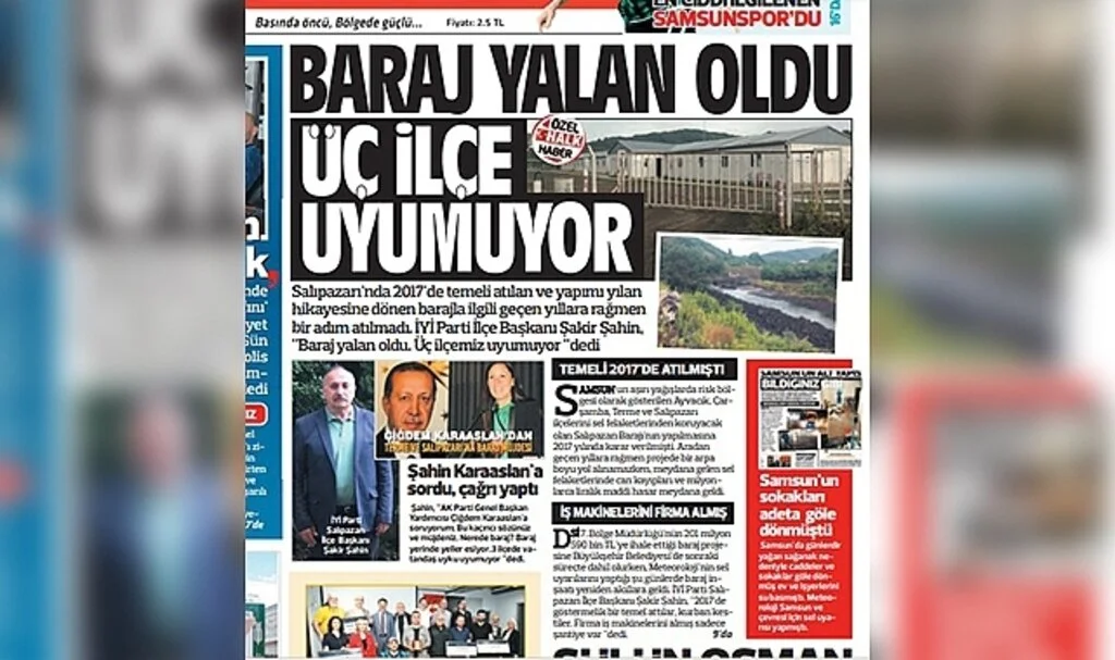 Salıpazarı Barajı TBMM'de 