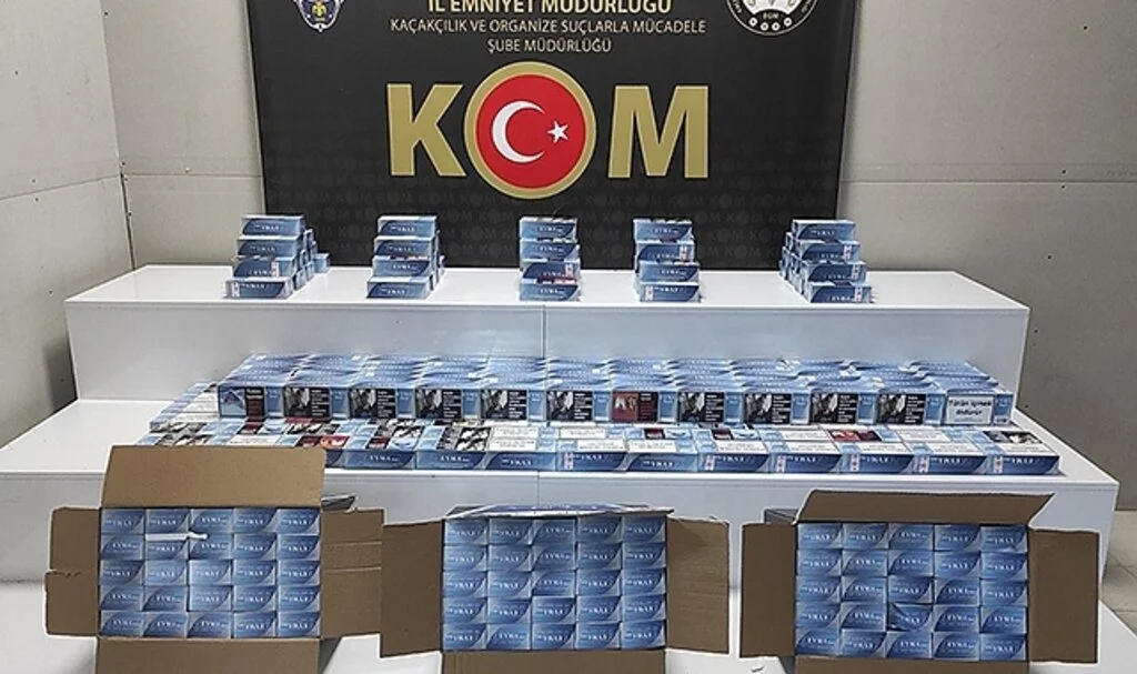 Samsun'da 70 bin dal geçersiz bandrollü boş makaron ele geçirildi
