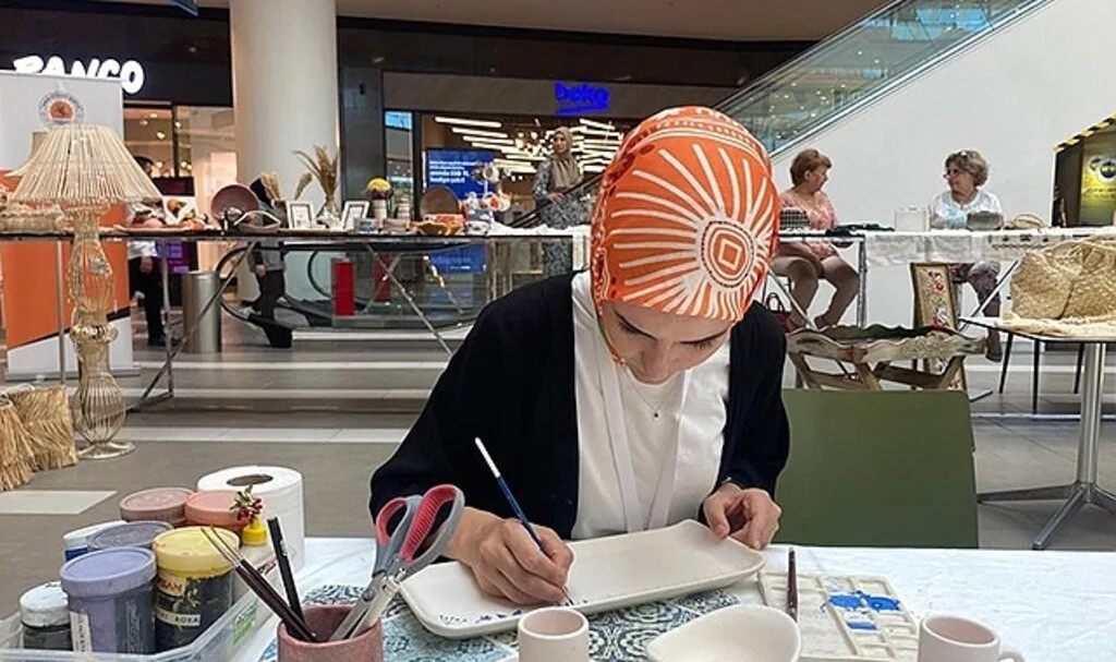 Samsun’da Aile Yaşam Merkezleri kursiyerlerinden sergi