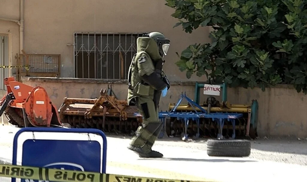Samsun'da bulunan el bombası etkisiz hale getirildi