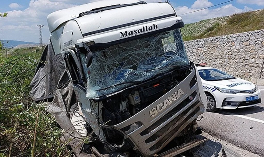 Samsun'da inanılmaz kaza: 1 yaralı