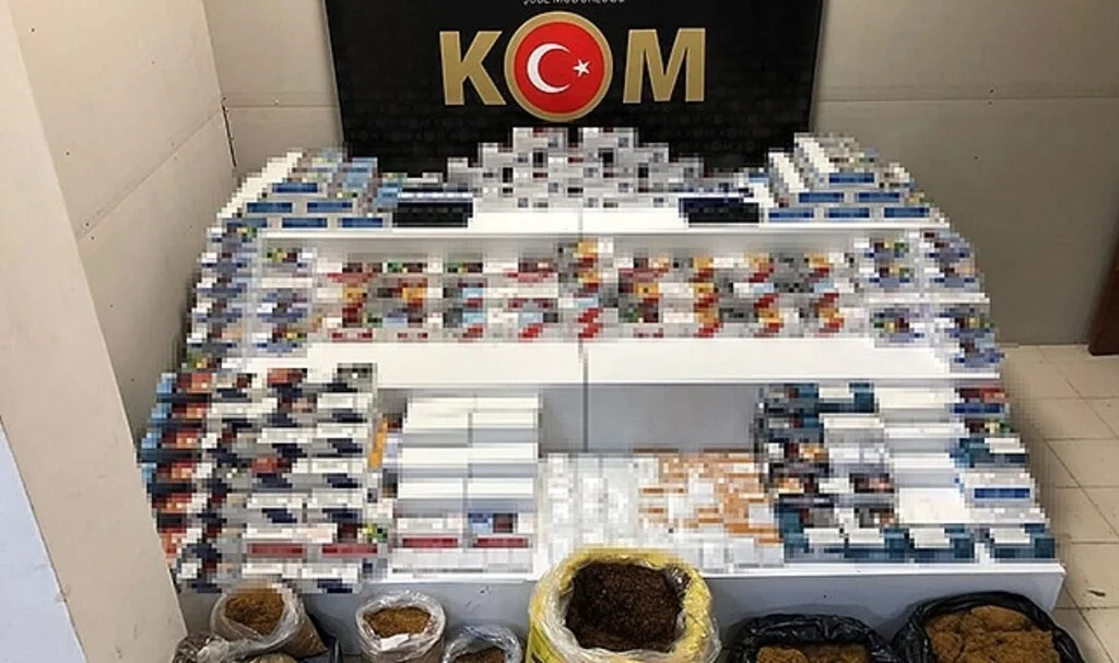 Samsun'da "Nefes" operasyonu: 86 bin 820 adet makaron ele geçirildi