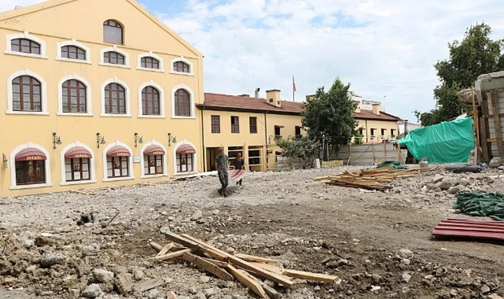 Samsun'da Vergi Dairesi'nin eski yerine TÜİK binası 