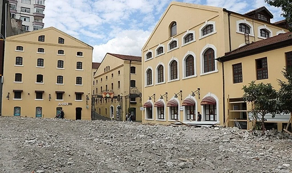 Samsun Meydan projesinde ilk yıkım tamam