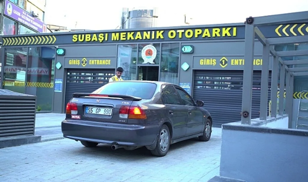 Samsun Subaşı'nda mekanik otopark hizmete açıldı 