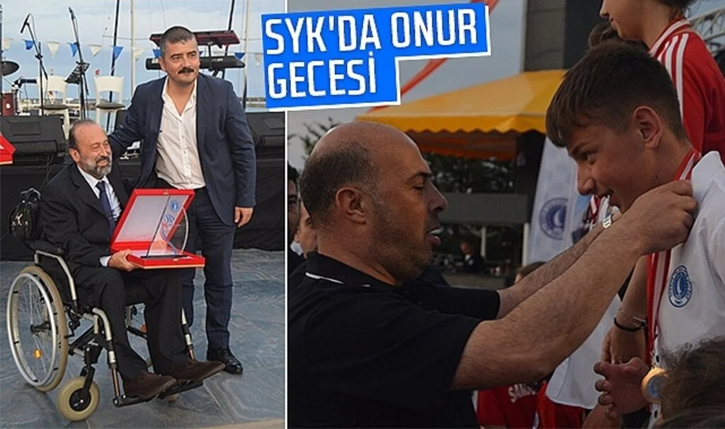 Samsun Yelken Kulübü'nde onur gecesi