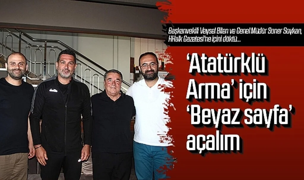 Samsunspor Başkanvekili Veysel Bilen ve Genel Müdür Soner Soykan, HHalk Gazetesi'ne içini döktü...
