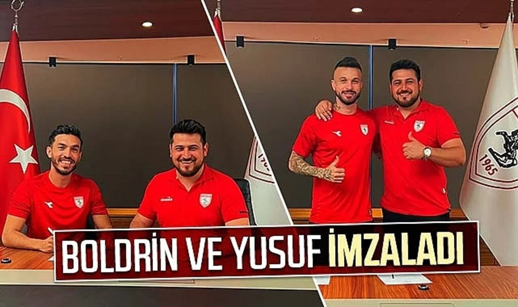 Samsunspor'da Boldrin ve Yusuf Emre Gültekin imzaladı