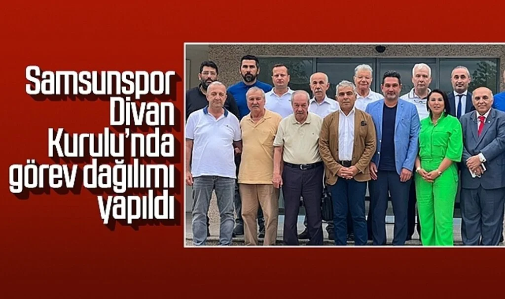 Samsunspor Divan Kurulu'nda görev dağılımı yapıldı