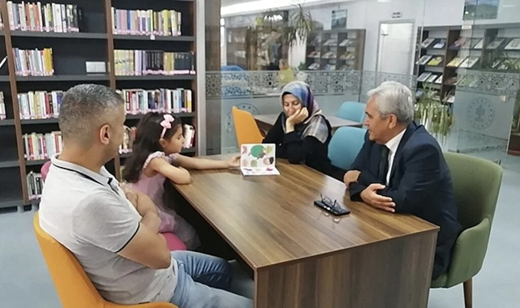 Tekkeköy'de her aileden 1 kişi kütüphane üyesi