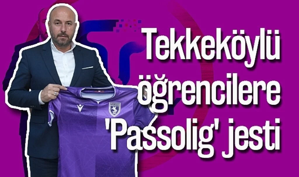 Tekkeköylü Öğrencilere Passolig Jesti