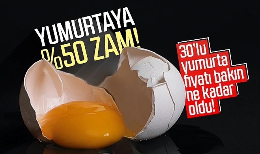 Yumurtaya büyük zam! Yüzde 50...