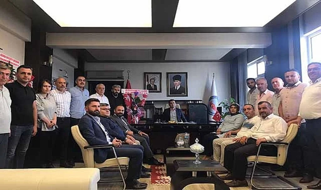 AK Parti Kavak İlçe Teşkilatından Kaymakam Atar'a ziyaret