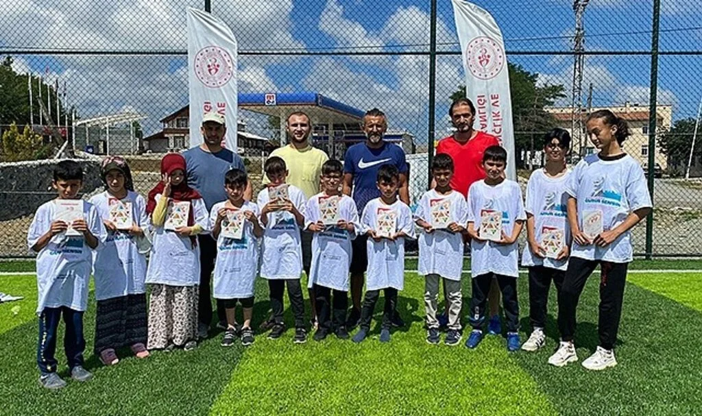 Alaçam Mobil Spor Okulu köyleri geziyor 