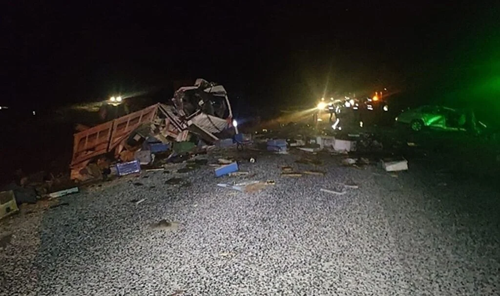 Arı yüklü kamyonla otomobil çarpıştı: 4 ölü 3 yaralı