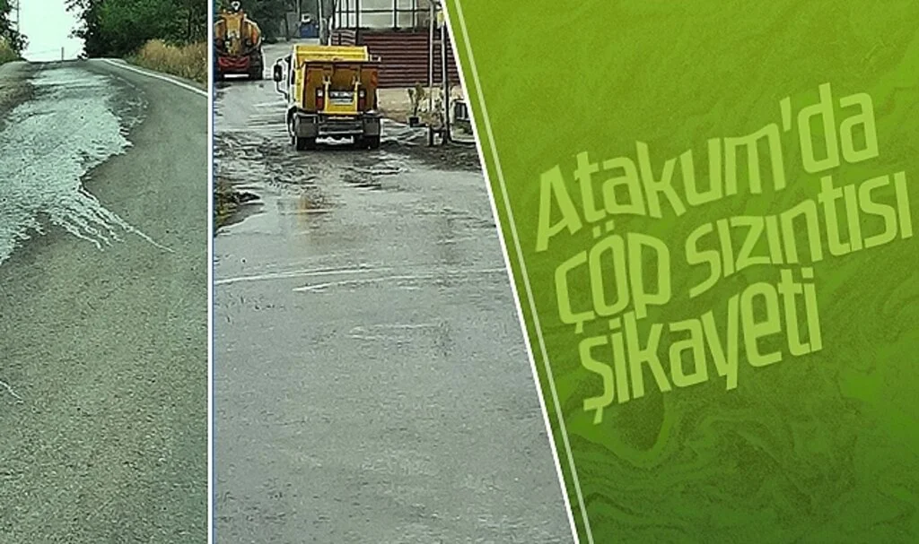 Atakum'da çöp sızıntısı şikayeti