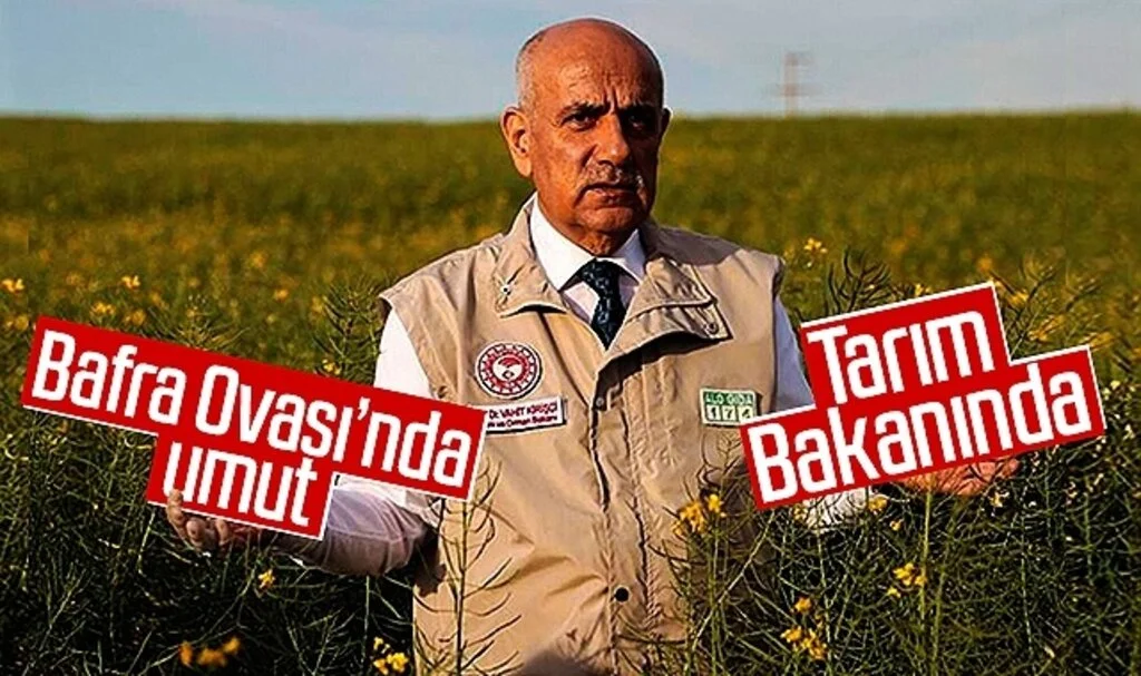 Bafra Ovası'nda umut Tarım Bakanında