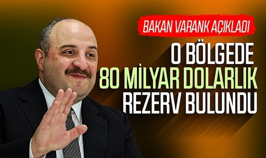 Bakan Varank açıkladı! O bölgemizde 80 milyar dolarlık rezerv bulundu