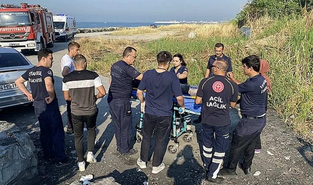 Balık tutmaya gitti, kayaklıklarda mahsur kaldı