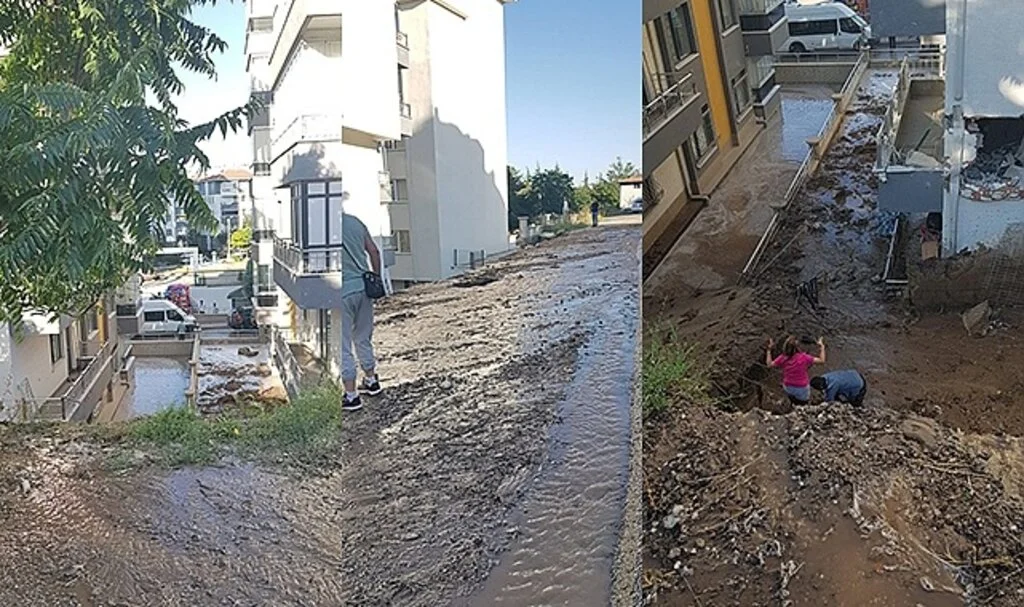 Başkentte su deposundaki patlama göçüğe neden oldu: 2 yaralı