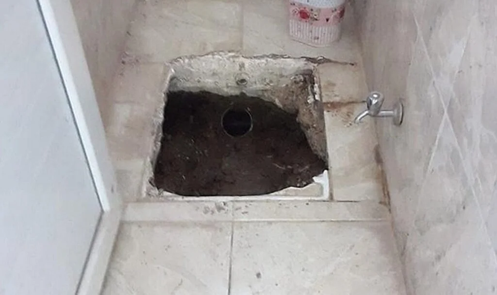 Bir garip hırsızlık, tuvalet taşını çaldılar