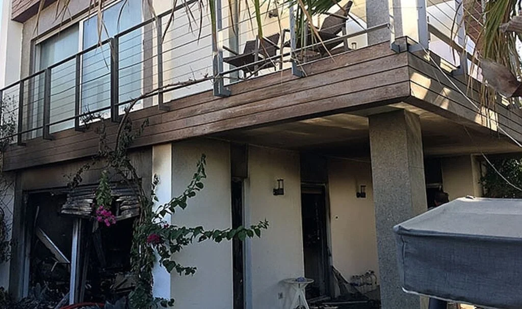 Bodrum'da ikamet yangını panikletti