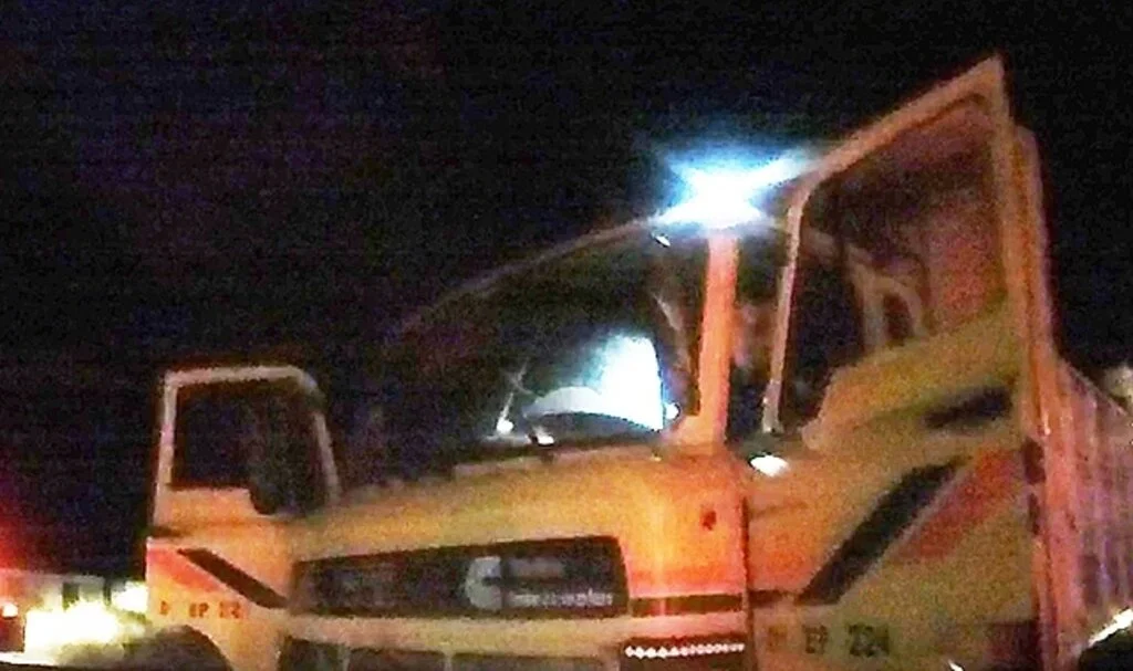 Çaldığı kamyonla kaçarken yakalandı