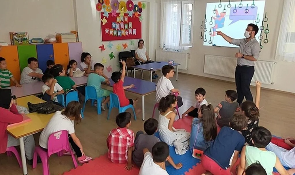 Canik'te çocuklara sağlıklı yaşam eğitimi