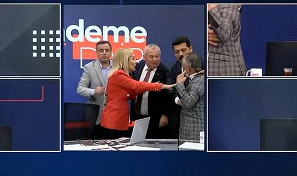Cemal Enginyurt ile Latif Şimşek canlı yayında kavga etti