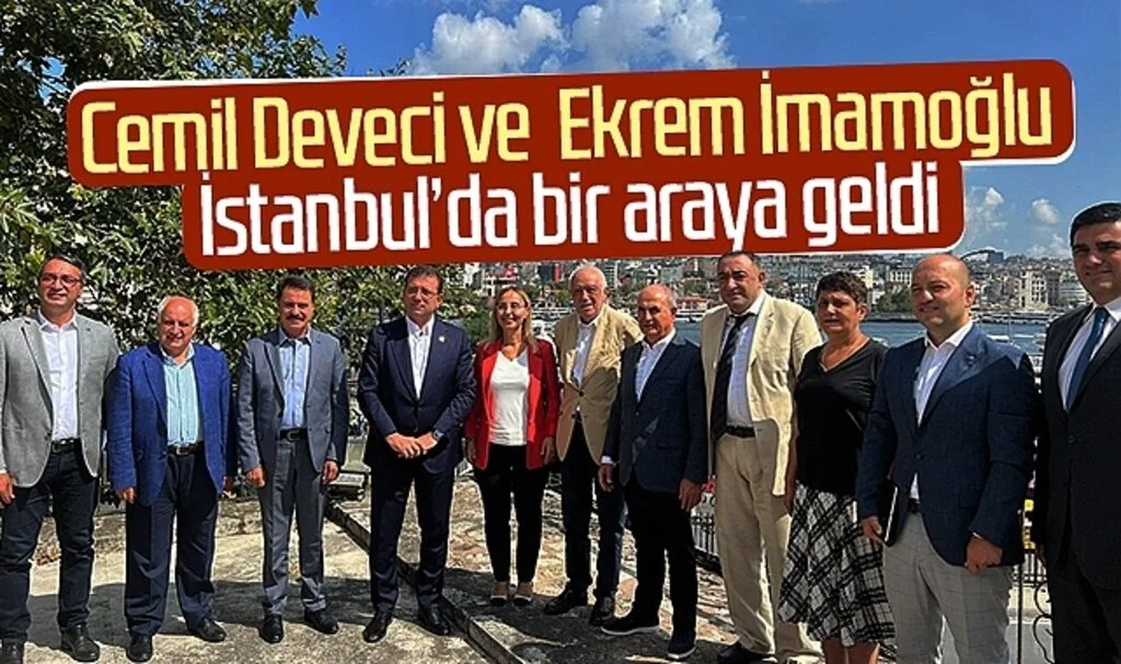 Cemil Deveci ve Ekrem İmamoğlu İstanbul’da bir araya geldi