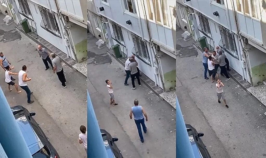 Çocukların kavgasına büyükler dahil olunca bıçaklar konuştu