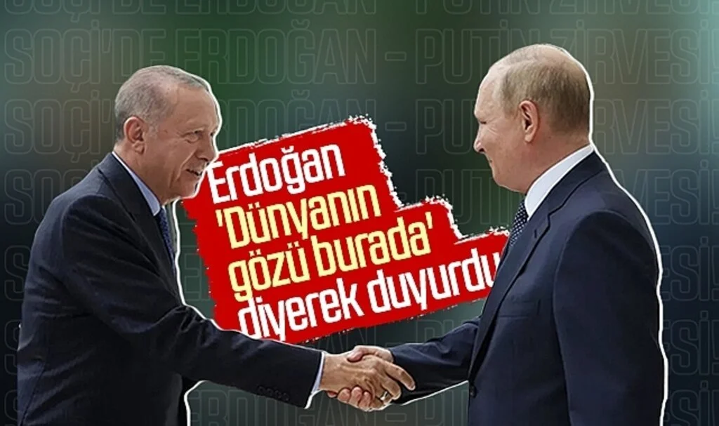 Cumhurbaşkanı Erdoğan 'Dünyanın gözü burada' diyerek duyurdu