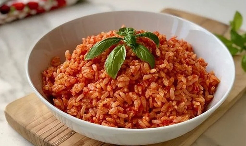 Domatesli pirinç pilavı