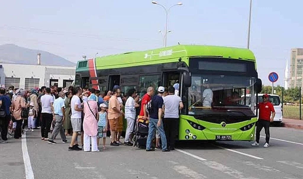Elektrikli otobüsler ilk gün 9 bin 500 yolcu taşıdı