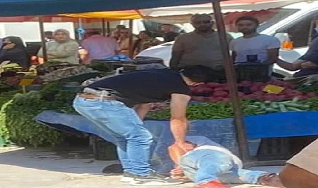 Eli bıçaklı madde bağımlısı bacağından vurularak etkisiz hale getirildi