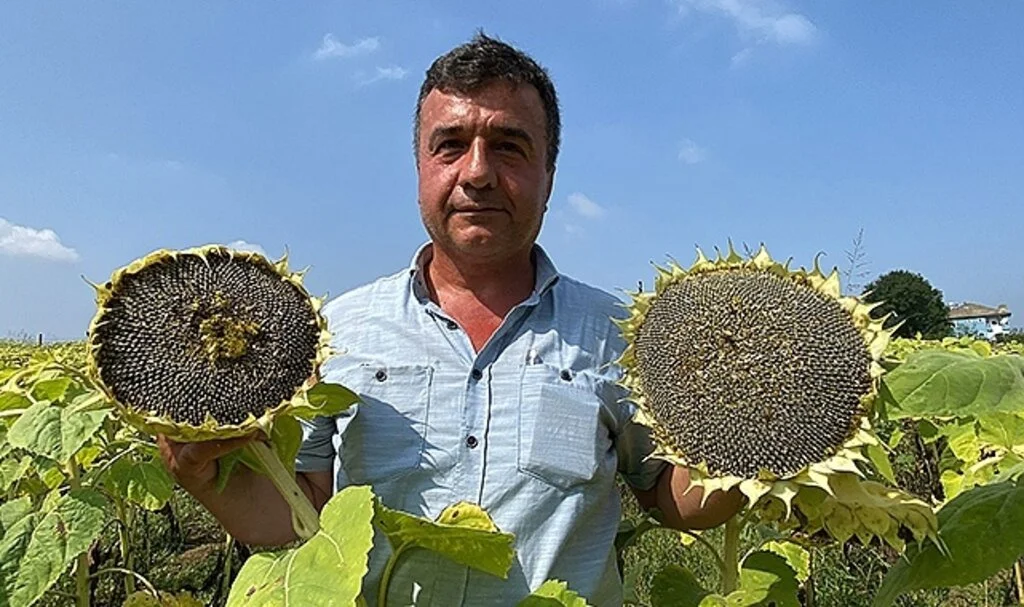 Emekli madenci tarıma yöneldi