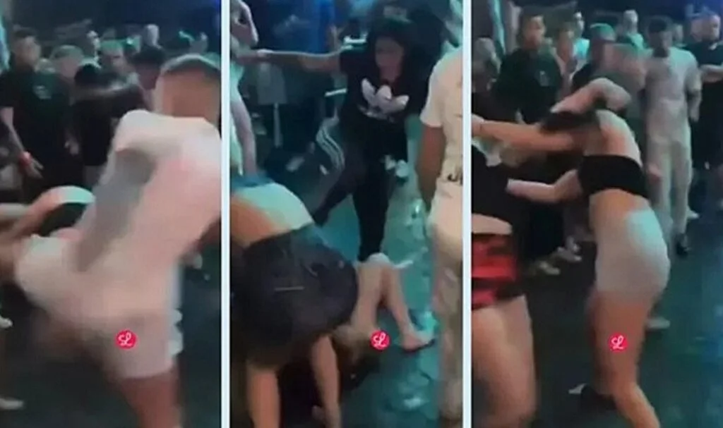 Etraftakiler çığlık atarken ortalık bir anda karıştı! O anlar saniye saniye kaydedildi