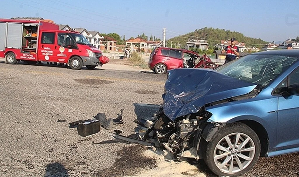 Fethiye'de trafik kazası: 1 ölü, 3 yaralı