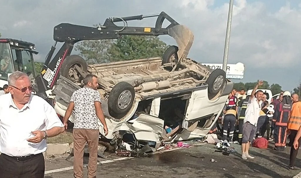 Fındık yolculuğu ölümle son budu